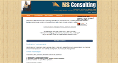 Desktop Screenshot of nsconsulting.ch